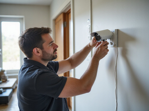 Modern security system installation